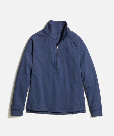 Women's Re-Spun Sport Quarter Zip in Navy