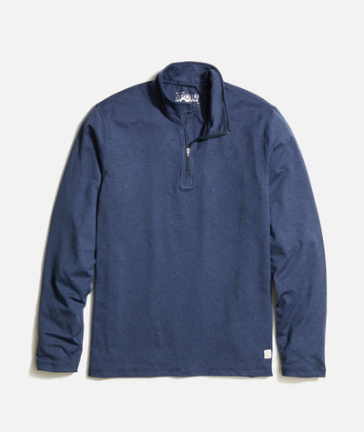Men's Re-Spun Sport Quarter Zip in Navy
