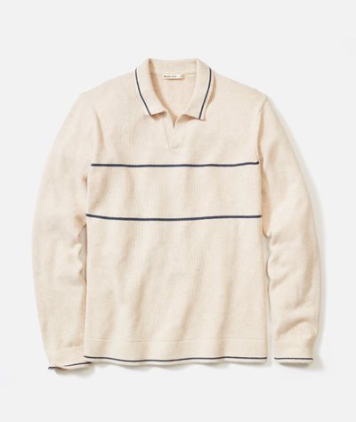 Liam Long Sleeve Sweater Polo