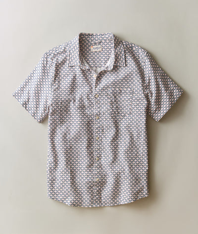 Stretch Selvage Short Sleeve Shirt