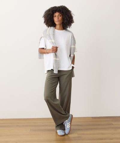 Sadie Vintage Slub Oversized Tee