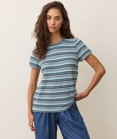 Jacquard Stripe Tee