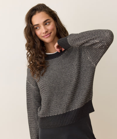 Robin Textured Crewneck Sweater