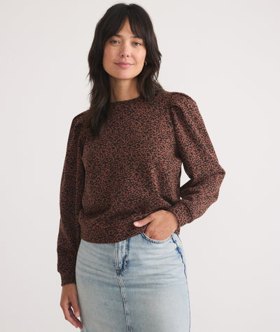 Enya Puff Sleeve Sweatshirt