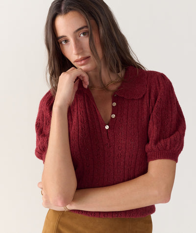 Sophie Pointelle Polo