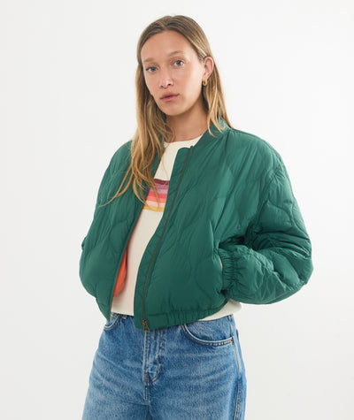 Avalon Lightweight Quilted Bomber