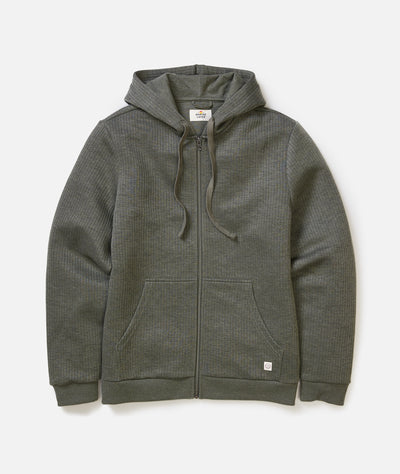 Corbet Quilted Zip Hoodie