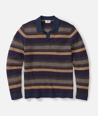 Liam Long Sleeve Sweater Polo