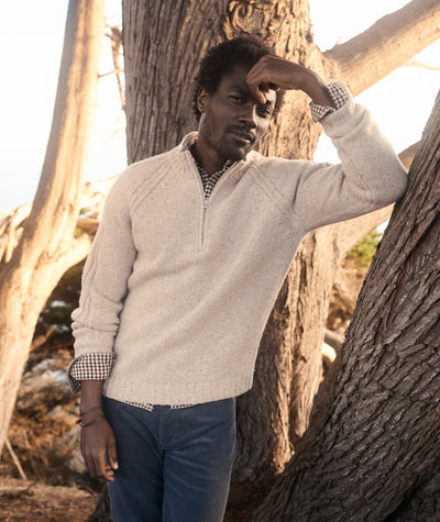 Coastal Merino Quarter Zip