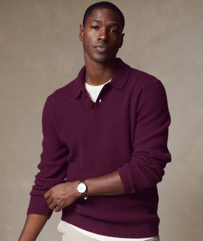 Coastal Merino Sweater Polo