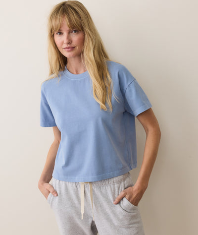 Luxe Sueded Tee