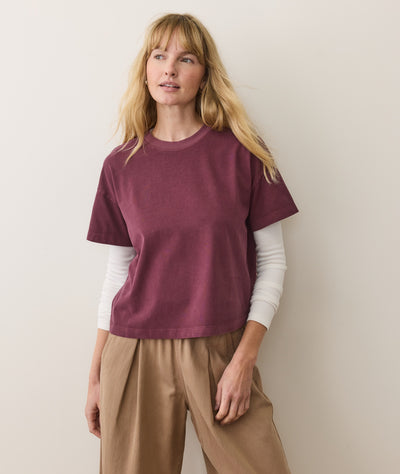 Luxe Sueded Tee