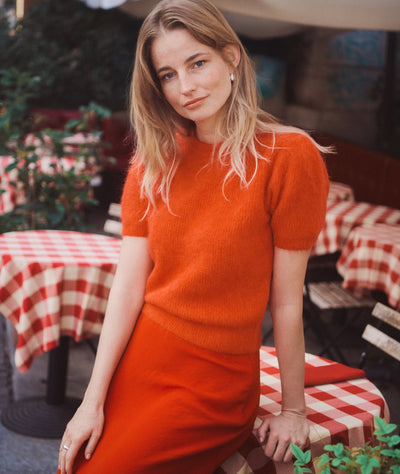 Suri Alpaca Puff Sleeve Sweater