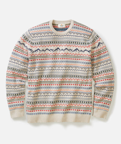 California Fair Isle Crew Sweater