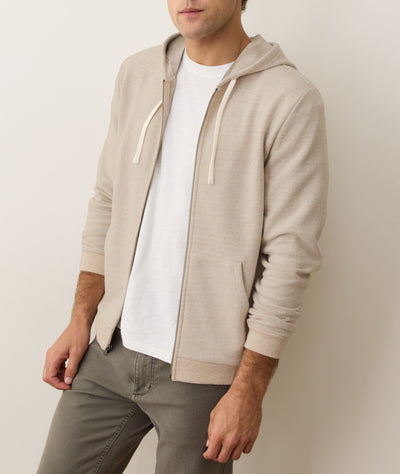 Men's Cloud 9 Fleece Full Zip Hoodie in Whitecap