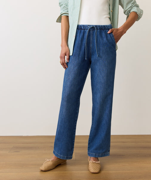 Drawstring Denim Pant – Marine Layer