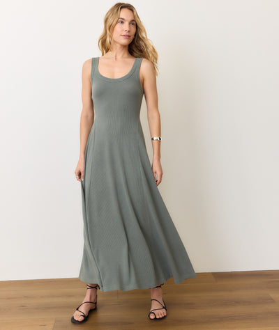 Lexi Rib Sun-In Fit & Flare Dress