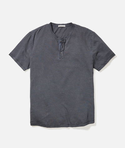 Relaxed Hemp Cotton Henley