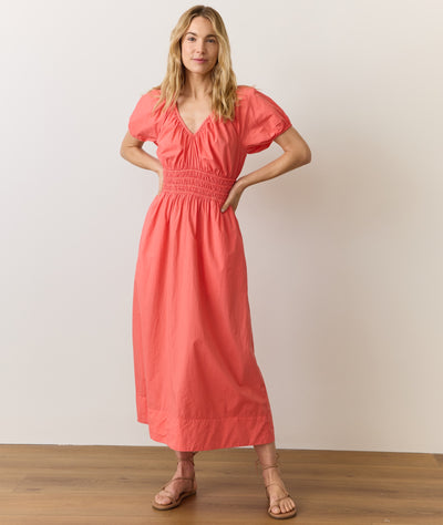 Emery Poplin Midi Dress