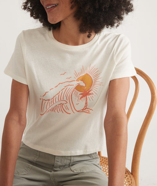 cute graphic crop tees