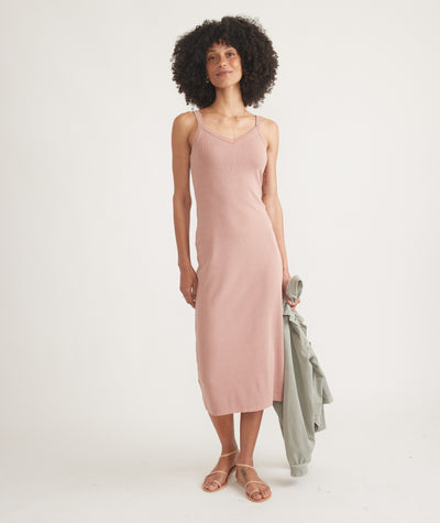 Lexi Rib Sun-In Spaghetti Strap Dress