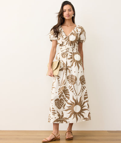 Emery Poplin Midi Dress