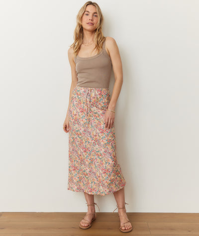 Avery Hemp Midi Skirt