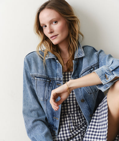 Ash Crop Denim Jacket