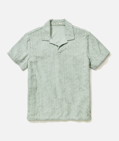 Textured Terry Polo
