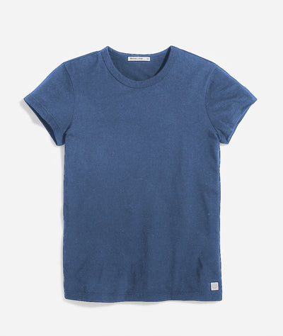 Women's Signature Crew in Faded Navy