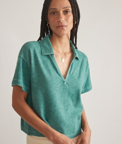 Vintage Slub Polo Tee