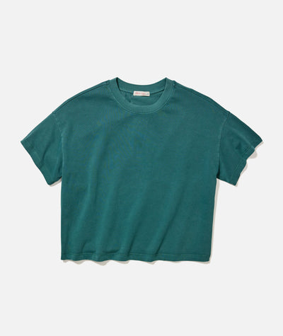 Women's Luxe Sueded Tee in Rainforest