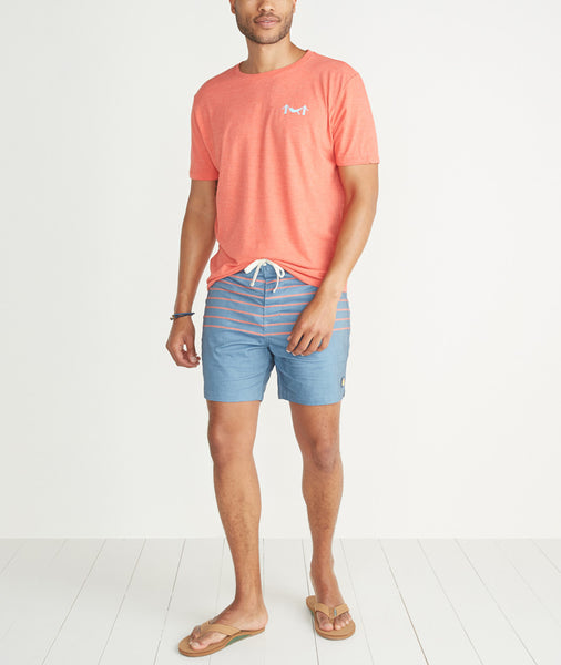Costa Del Mar Cruiser Boardshort - Four-Way Stretch Swim Trunks With Retro Style