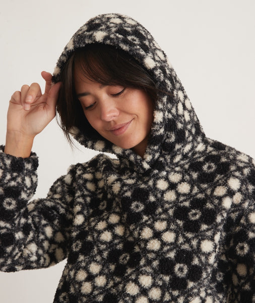 Laid-Back Sherpa Hoodie in Navy/Cream – Marine Layer