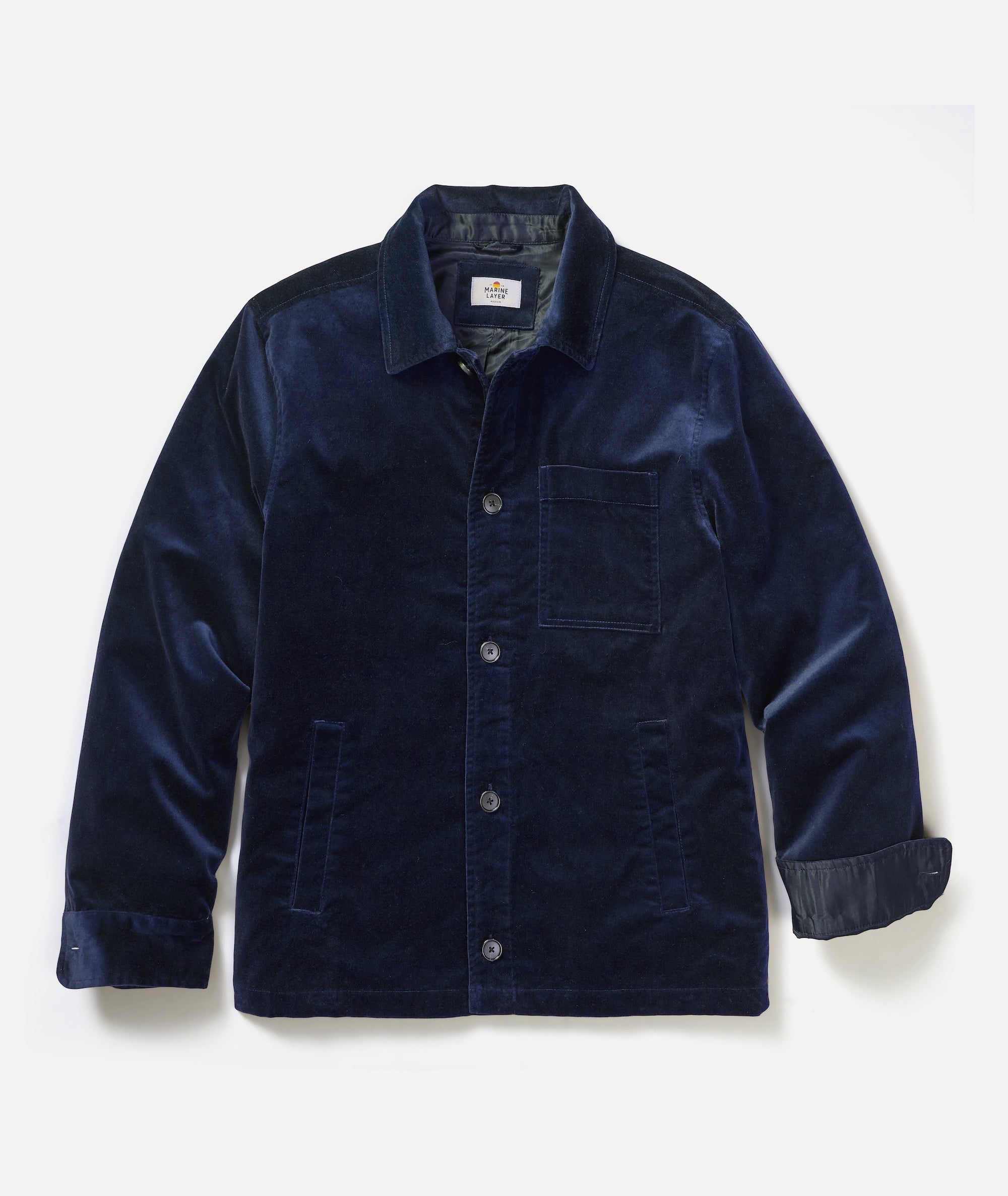 Lorenzo Velvet Overshirt Marine Layer Lorenzo Velvet Overshirt Marine Layer