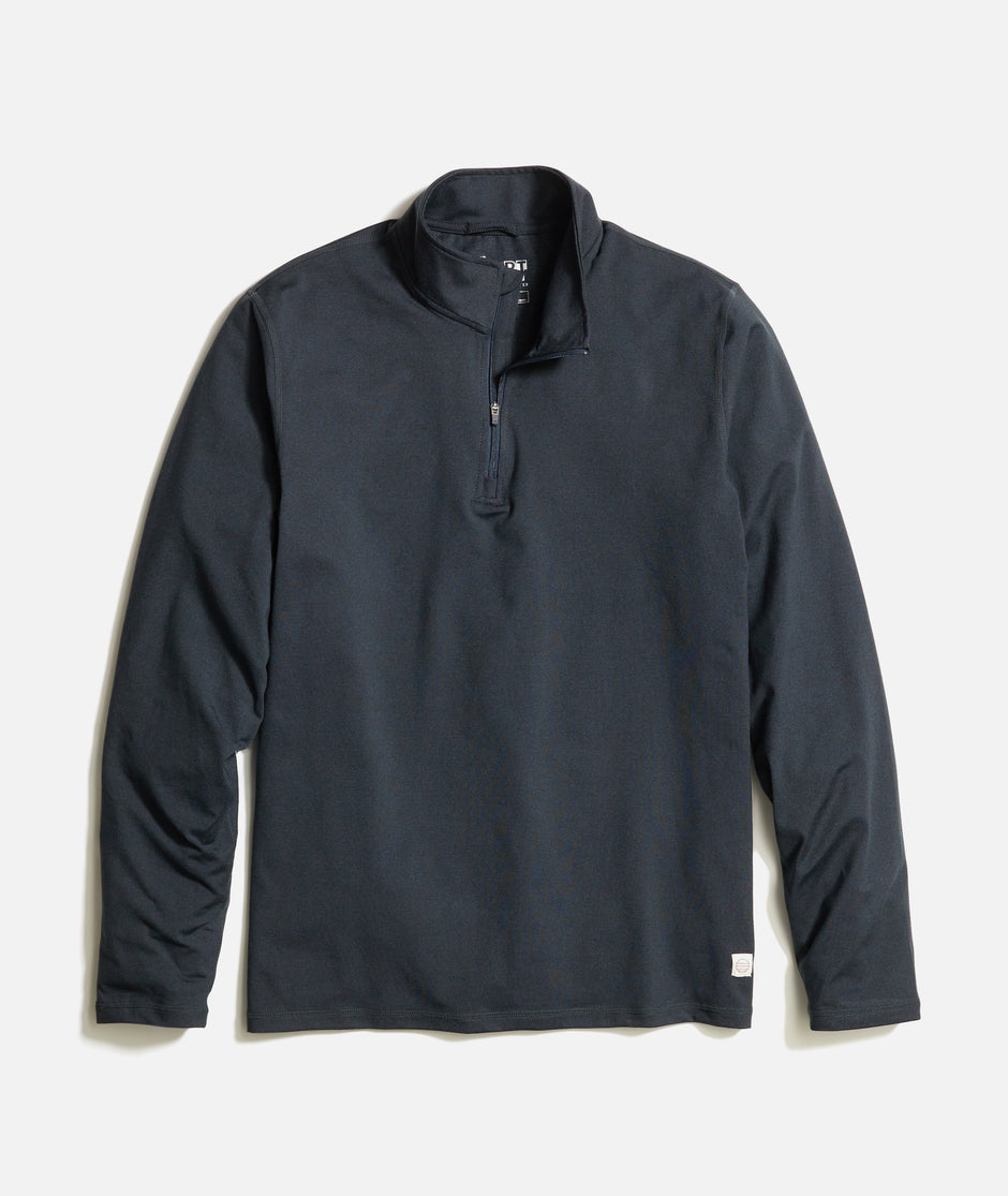 Men's Re-Spun Sport Quarter Zip in Charcoal