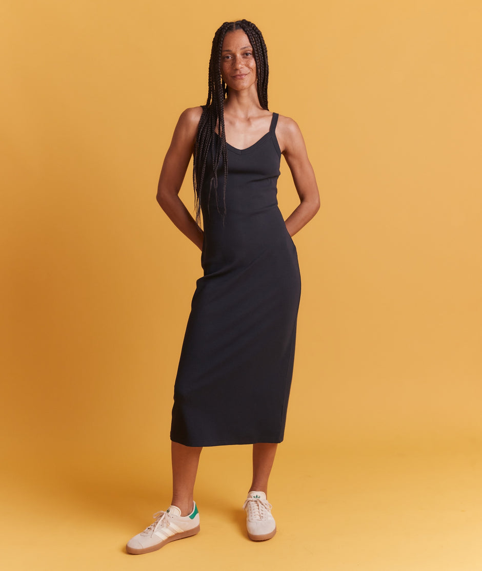 Lexi Rib Sun-In Spaghetti Strap Dress