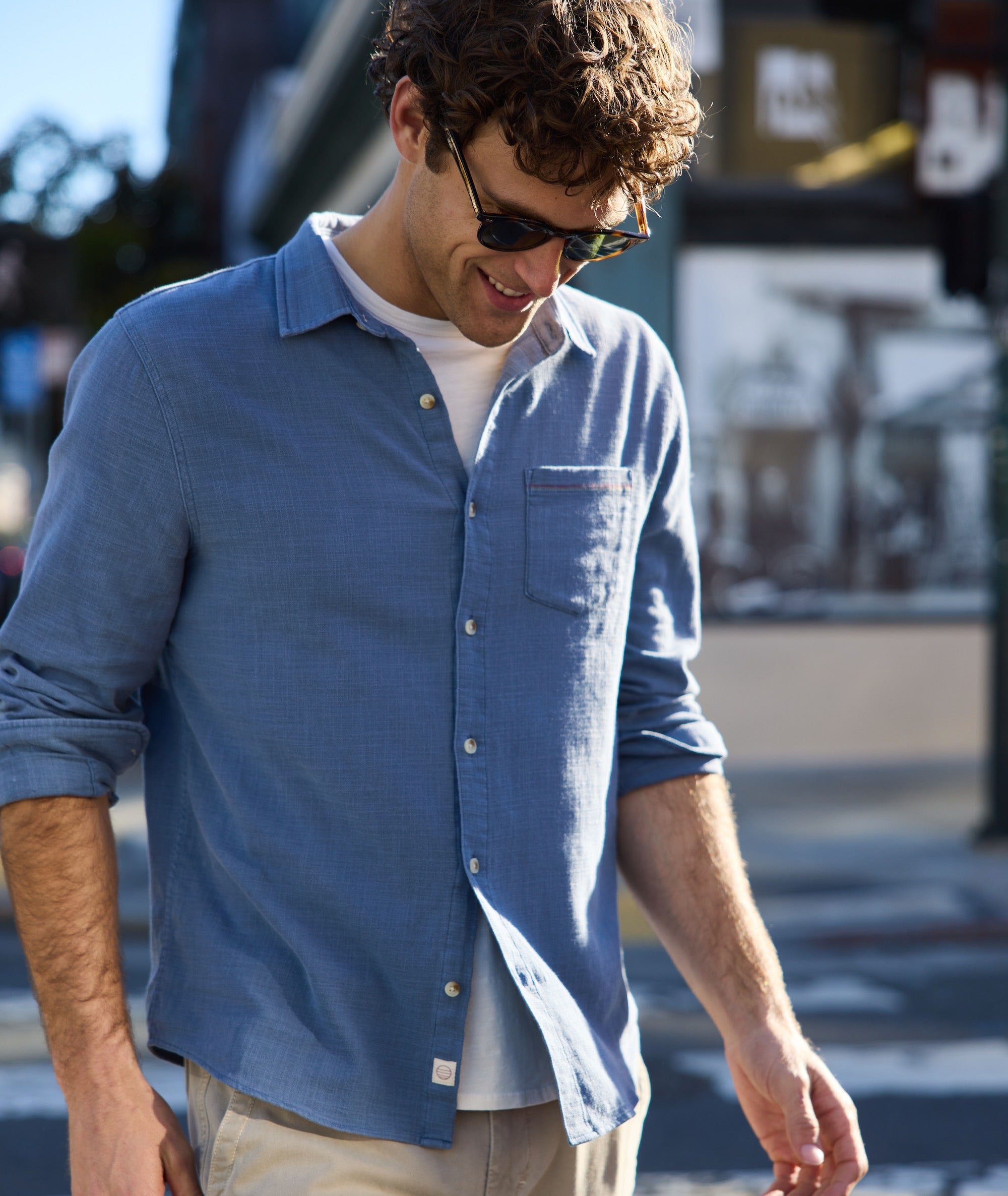 Stretch Selvage Long Sleeve Shirt – Marine Layer