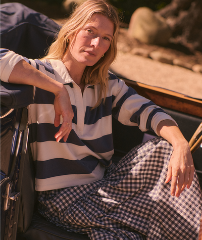 Luxe Sueded Polo Tee