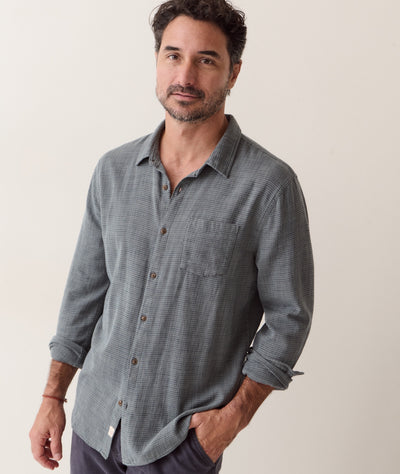 Stretch Selvage Long Sleeve Shirt