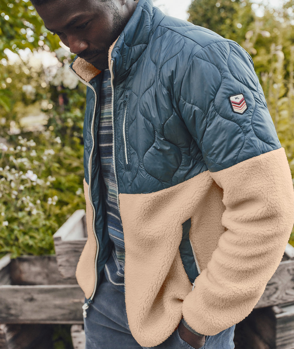 Custom Cut & Sew Bariloche Sherpa Jacket