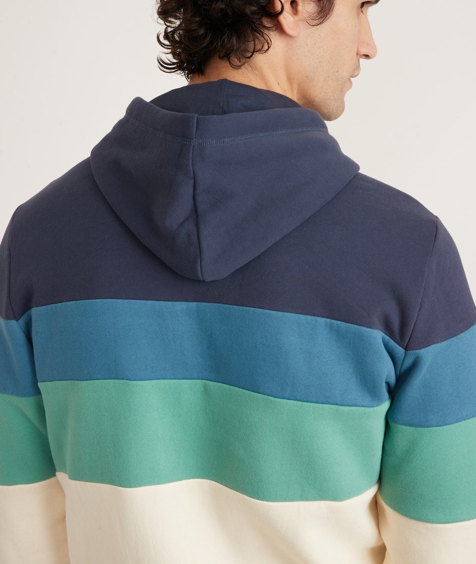 Colorblock Purple Custom Cut & Sew Colorblock Hoodie – Marine Layer