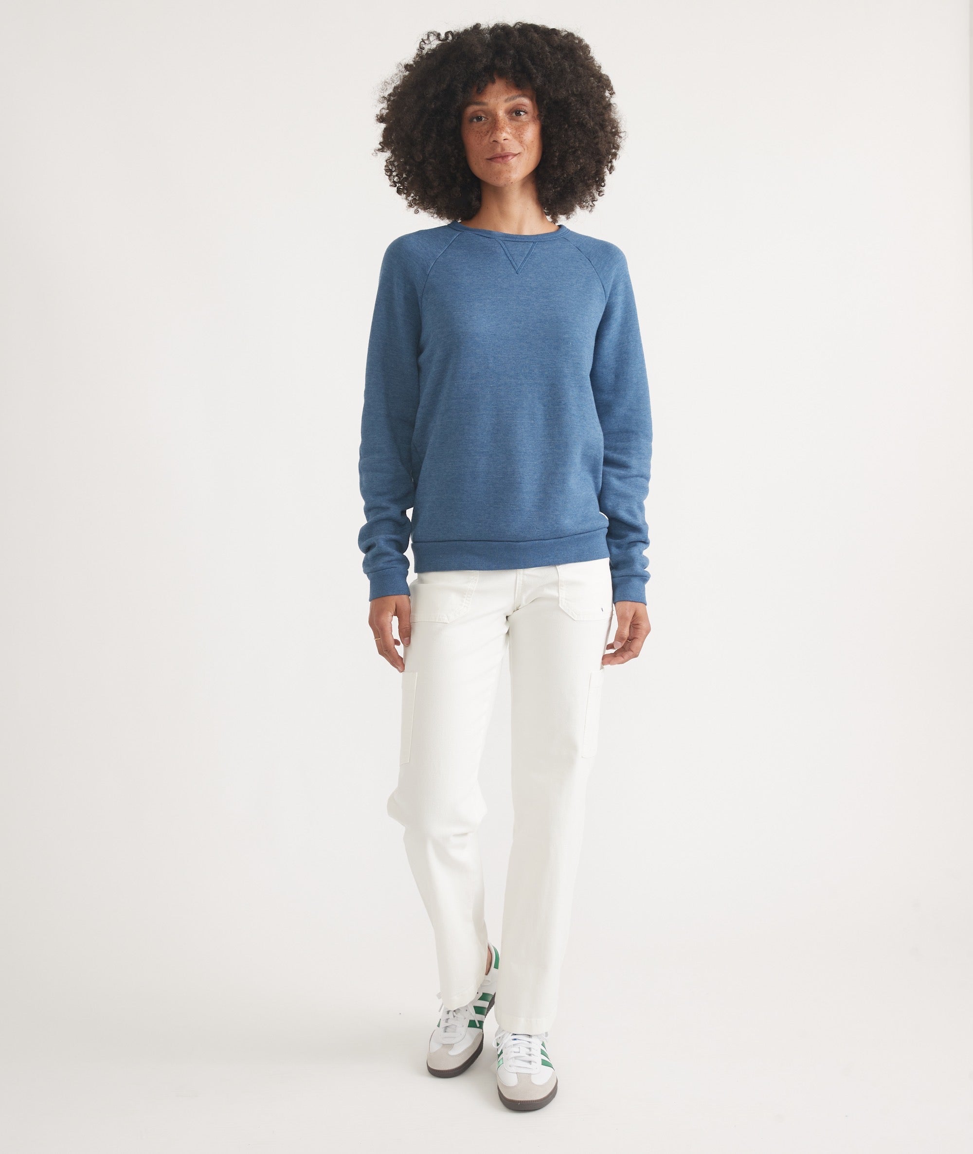 Women's Re-Spun Custom Dyed Sherpa Crew Pullover – Marine Layer