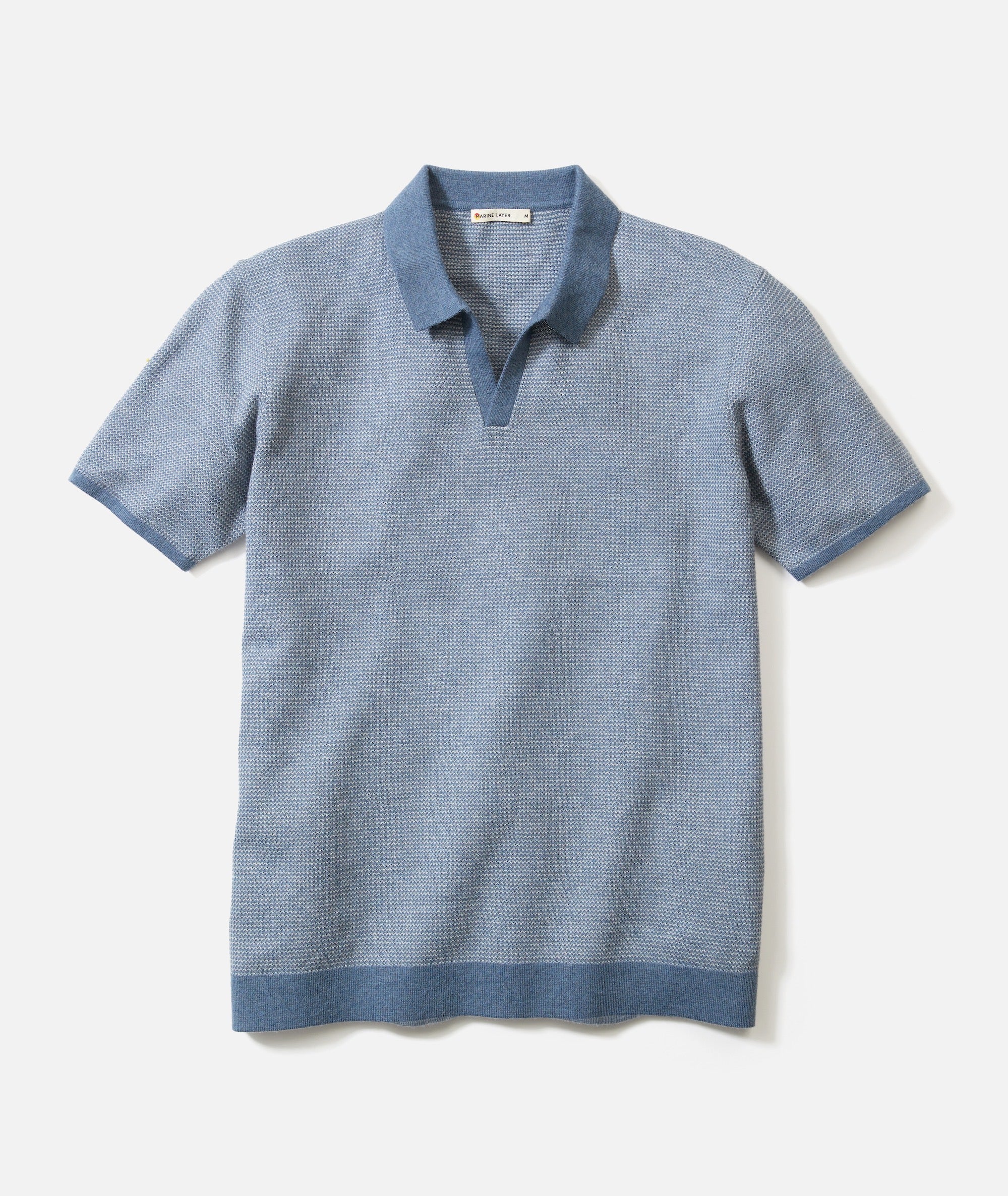 トップス MARINE SERRE KNIT POLO Buy Marine Serre Moonfish Skin Jacquard Knit Polo Shirt 'Sea