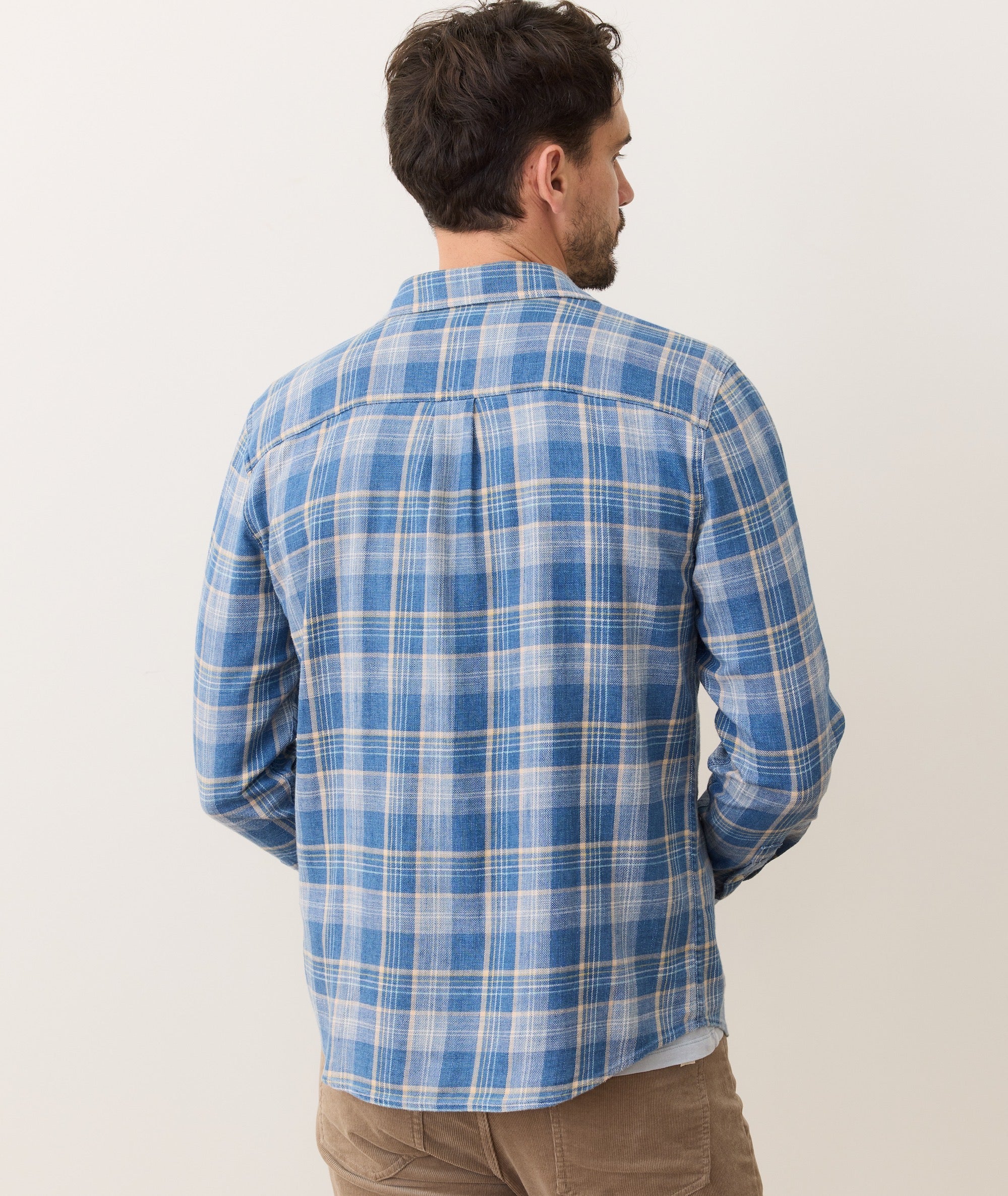 Stretch Selvage Long Sleeve Shirt
