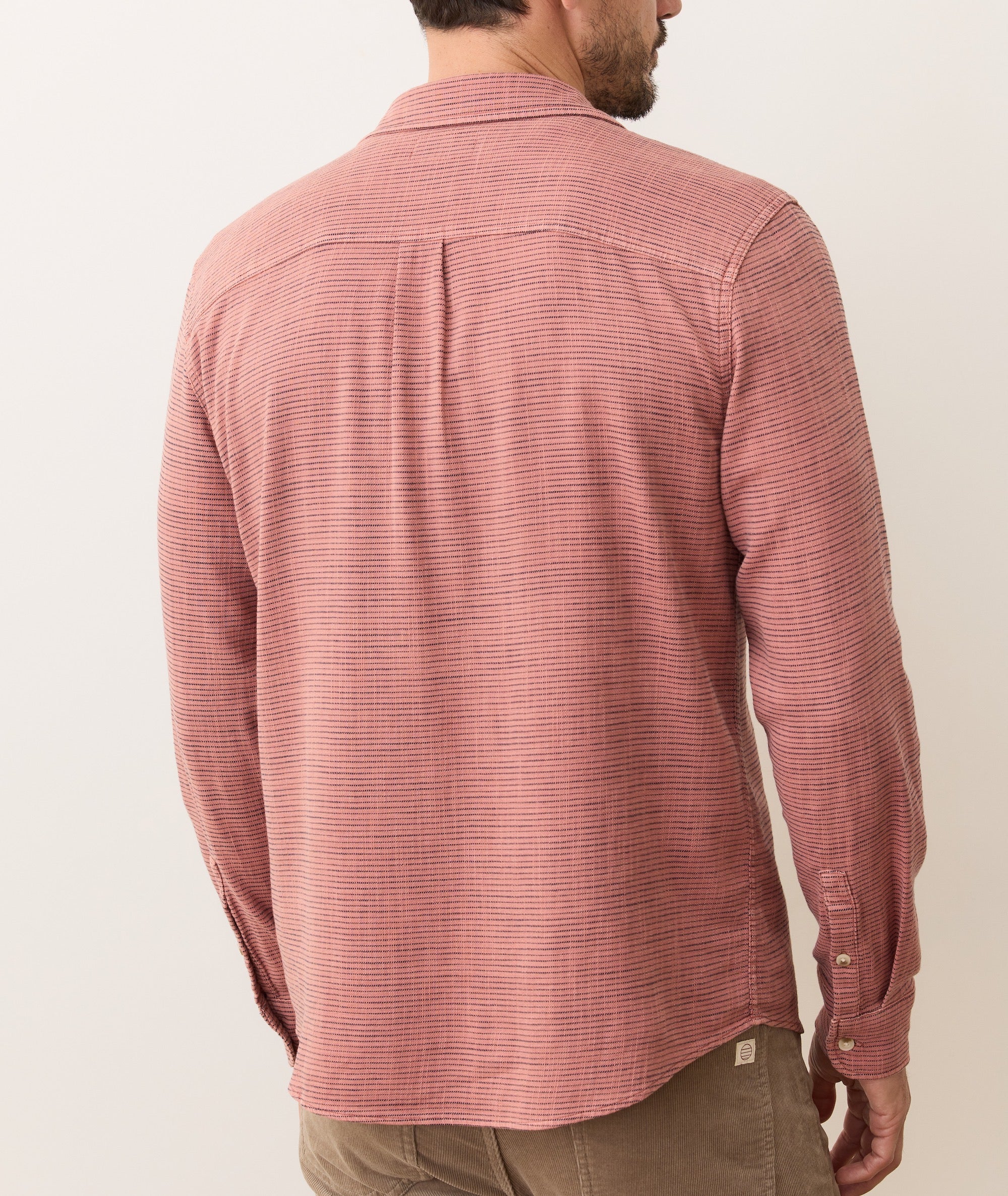 Stretch Selvage Long Sleeve Shirt