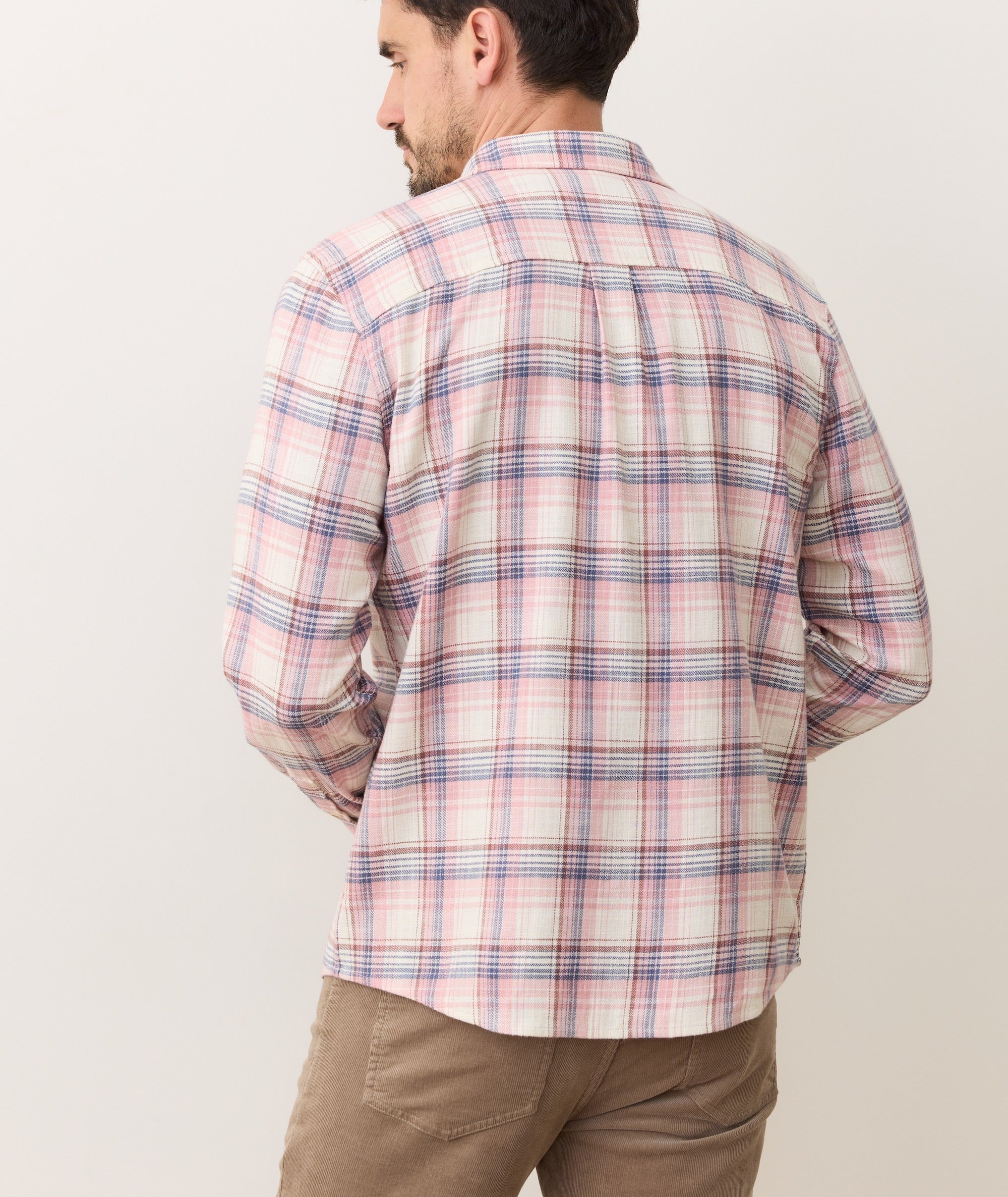 Stretch Selvage Long Sleeve Shirt