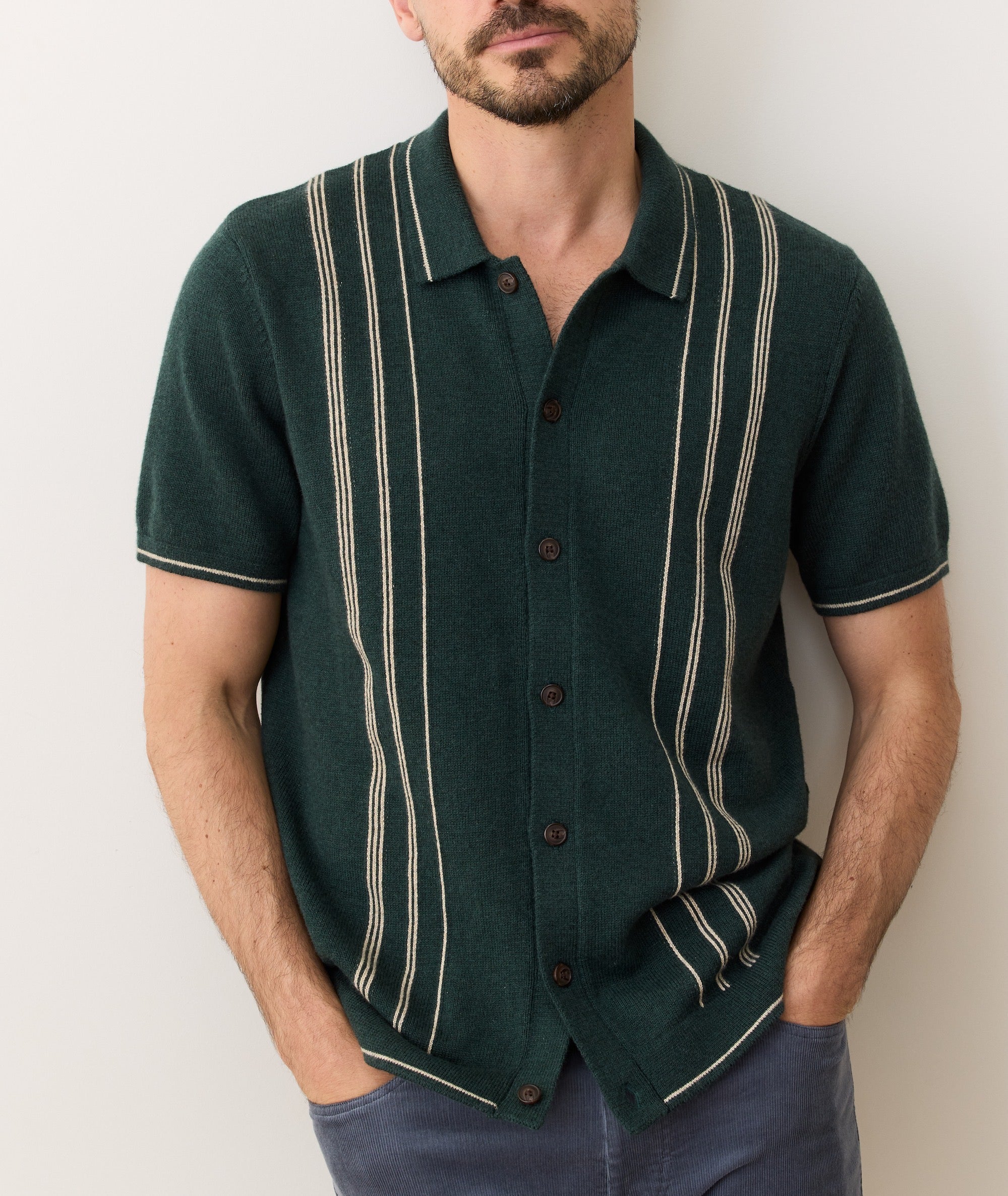 Barry Sweater Button Down