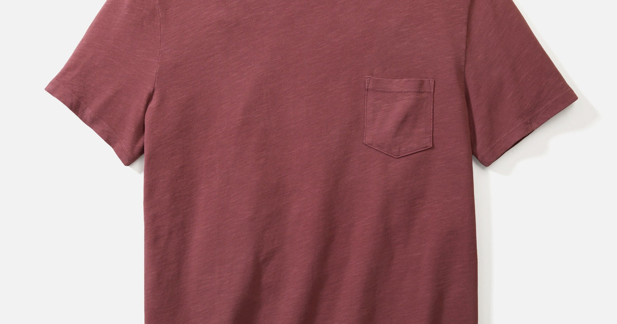 Slub Pocket tee main image 1