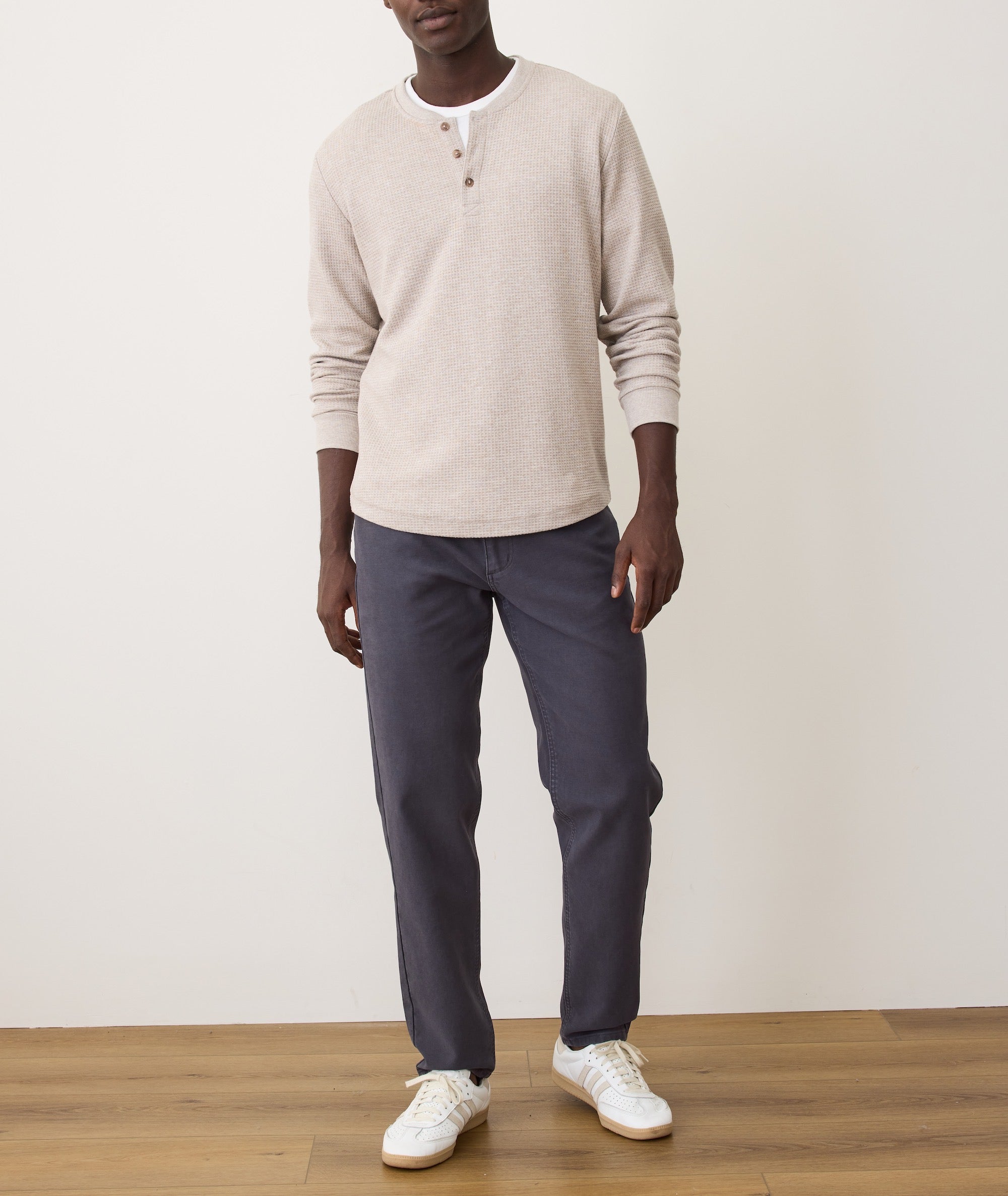 Flex Terry Slim Straight Pant